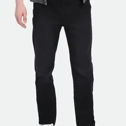 Dennis Lingo Men Straight Fit Mid-Rise Dark Shade Clean Look Stretchable Jeans-image-81