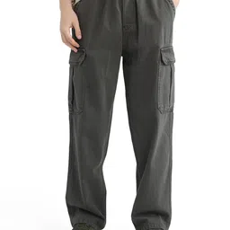 RARE RABBIT Men Hork Dark Green Comfort Straight Fit Jeans-image-26