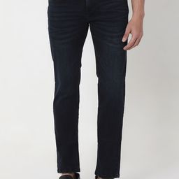 Mufti Men Narrow Straight Fit Clean Look Stretchable Jeans-picture-9