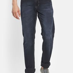 Octave Men Grey Straight Fit Stretchable Jeans-image-66