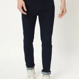 AngelFab Men Jean Skinny Fit Clean Look Cotton Jeans-picture-6