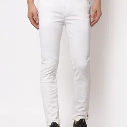 Red Tape Men White Skinny Fit Stretchable Jeans-image-59