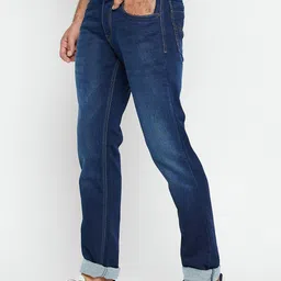 Cantabil Men Clean Look Light Fade Stretchable Jeans image 2