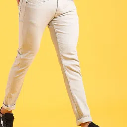 Flying Machine Low Rise Twill Skinny Coloured Stretchable Jeans-image-72