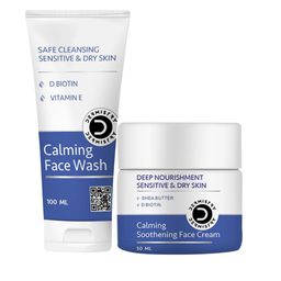 Vigini Dermistry Calming Face Wash 100ml & Calming Soothening Face Cream 50ml-46