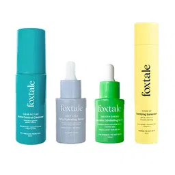 FoxTale 4 Step Acne Routine Skin Care Gift Set-57