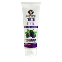 KEYA SETH Fresh Look Blackberry & Tea Tree Face Wash - 100 ml-18