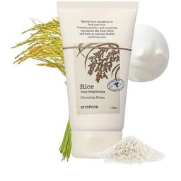 SKINFOOD Rice Daily Brightening Cleansing Foam-13