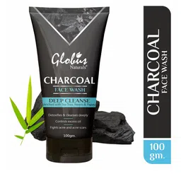 Globus naturals Deep Cleanse Charcoal Face Wash with Tea Tree & Neem 100 g-92