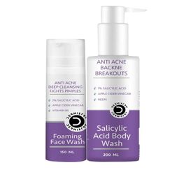 Vigini Dermistry Set of Anti Acne Body Wash - 200ml & Anti Acne Face Wash - 150ml-42