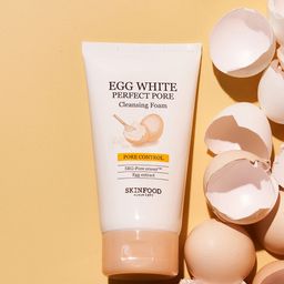 SKINFOOD Egg White Perfect Pore Facial Foam Cleanser - 150 g-14