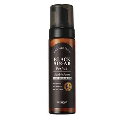 SKINFOOD Black Sugar Moisturizing Soft & Rich Bubble Facial Foam Cleanser-11