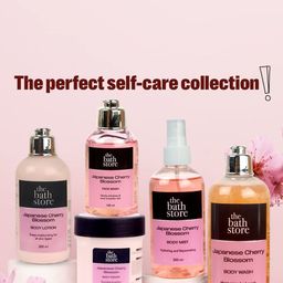 The Bath Store Japanese Cherry Blossom Set Of 3 Face Wash For Deep Cleansing - 100ml Each image 3
