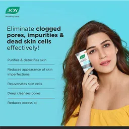 JOY Set of 2 Charcoal Face Wash For Oil Control & Dirt Removal - 100ml Each image 2