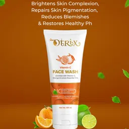 Otrix Vitamin C Face Wash For Clean & Brighten Skin, Oil-Free Look & Instant Glow image 3