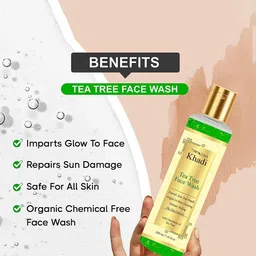 DRONTIKA Tea Tree Face Wash to Control Acne & Pimple - 200 ml image 2