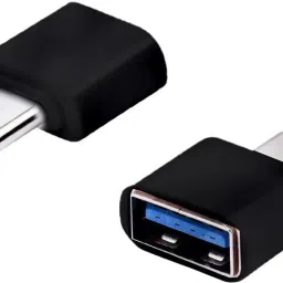 SYGA 2 Pcs USB 3.0 Type-C to USB OTG Adapter Cable Charger for Phone Charging-Black USB Adapter-21