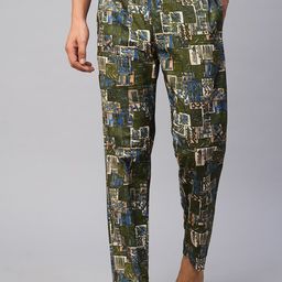 URBAN SCOTTISH Men Printed Cotton Lounge Pants-image-96