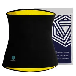BOLDFIT Unisex Black Solid Tummy Shapewear-image-82