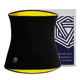 BOLDFIT Unisex Black Solid Tummy Shapewear-image-94
