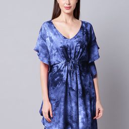 EROTISSCH Women Blue Tie & Dye Printed Swimwear-image-13