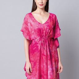 EROTISSCH Women Pink Tie & Dye Printed Swimwear-image-43