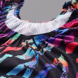 Aarika Abstract Printed Round Neck Swim Set image 4