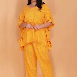 LastInch Women Yellow Printed Night suit-picture-27