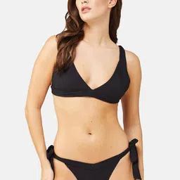 SECRETS BY ZEROKAATA Stretchable Ribbed Swim Bikini Set-image-35