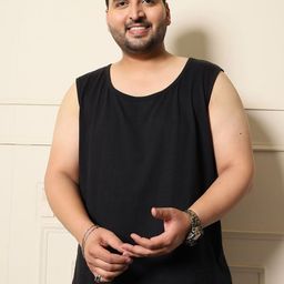 bigbanana Plus Size Pure Cotton Round Neck Sleeveless innerwear Vests-image-38
