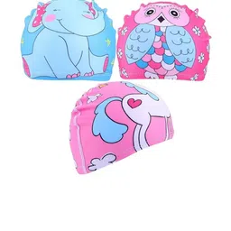 EL REGALO Pack Of 3 Printed Swimming Cap-picture-48
