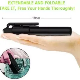 BYPOR Best Quality XT02 360-Degree Rotating Multi-Function Retractable Mobile Phone Selfie Stick 3 Axis Gimbal for Mobile image 3