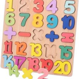 "Wooden Early Education Number Puzzle with Arithmetic Symbols – 1 to 20 Panel"-image-14