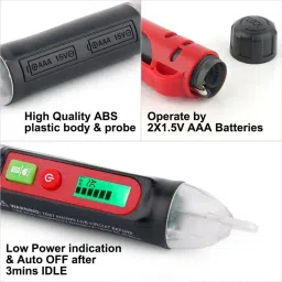 WINTACT WT3010 Switch Non-Contact Electric Pen Household Line Detection Digital Voltage Tester-image-14