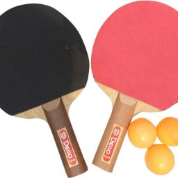 Trainer Table Tennis Red, Black Table Tennis Racquet-22