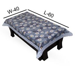 CASA-NEST Black & Grey Printed Rectangular Waterproof 4 Seater Table Cover image 3