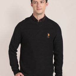 U.S. Polo Assn. Embroidered Brand Logo Long Sleeves Pullover-image-56