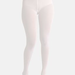 Theater Women White Solid Stockings-picture-28