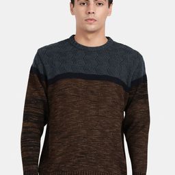 t-base Colourblocked Pullover Ribbed Sweaters-picture-40