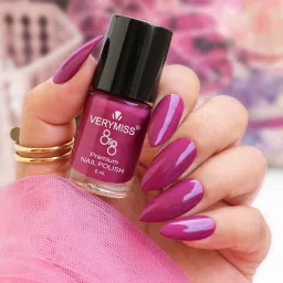 Premium Matte Nail Polish 6ml | Smooth Application | Quick Drying I 313 Royal Fuchsia-24