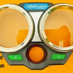 Meter Upper glass case for Splendor pro bike Analog Speedometer-image-13