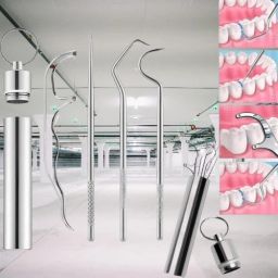 Dental Cleaning Tools – 7-in-1 Stainless Steel Set-image-95