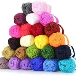 12Pcs Wool Ball Hand Knitting Yarn, Crochet Hook Yarn,Craft Thread-20