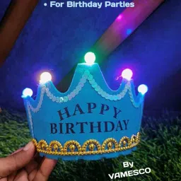 Happy Bday LED Blinking Hat Party Glow Ornament-image-16