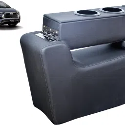 Wooden Baby Seat Cum Arm Rest for Innova Crysta Car Armrest-image-57