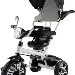 CITY BLAZE PRO MAX Musical Trike|Tricycle with Light, Foldable Canopy and 360 Degree Seat Rotating Tricycle for Kids|Boys|Girls Age Group 2 to 5 Years Tricycle-10