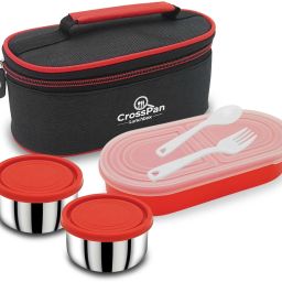 Double Decker Lunch Box 3 Containers Lunch Box-image-0