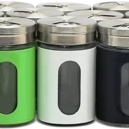 Kitchen Containers Salt and Pepper Dispenser Sprinkler Masala Box Set of 12 Sugar Sprinkler Shaker 100 gm-image-7