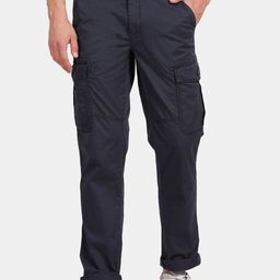 t-base Men Relaxed Cotton Cargos Trousers-image-27