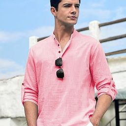 Yugnik Men Mandarin Collar Kurta-image-62